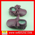 2015 Shenzhen top quality soft new cheap sweet boy and girl sheepskin baby boot